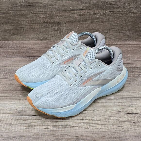 Brooks Glycerin 21 Women's Size 11 D Wide Beige Blue Running Shoes (1204081D195) - Picture 7 of 9